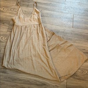 Old Navy Light Brown Maxi Dress